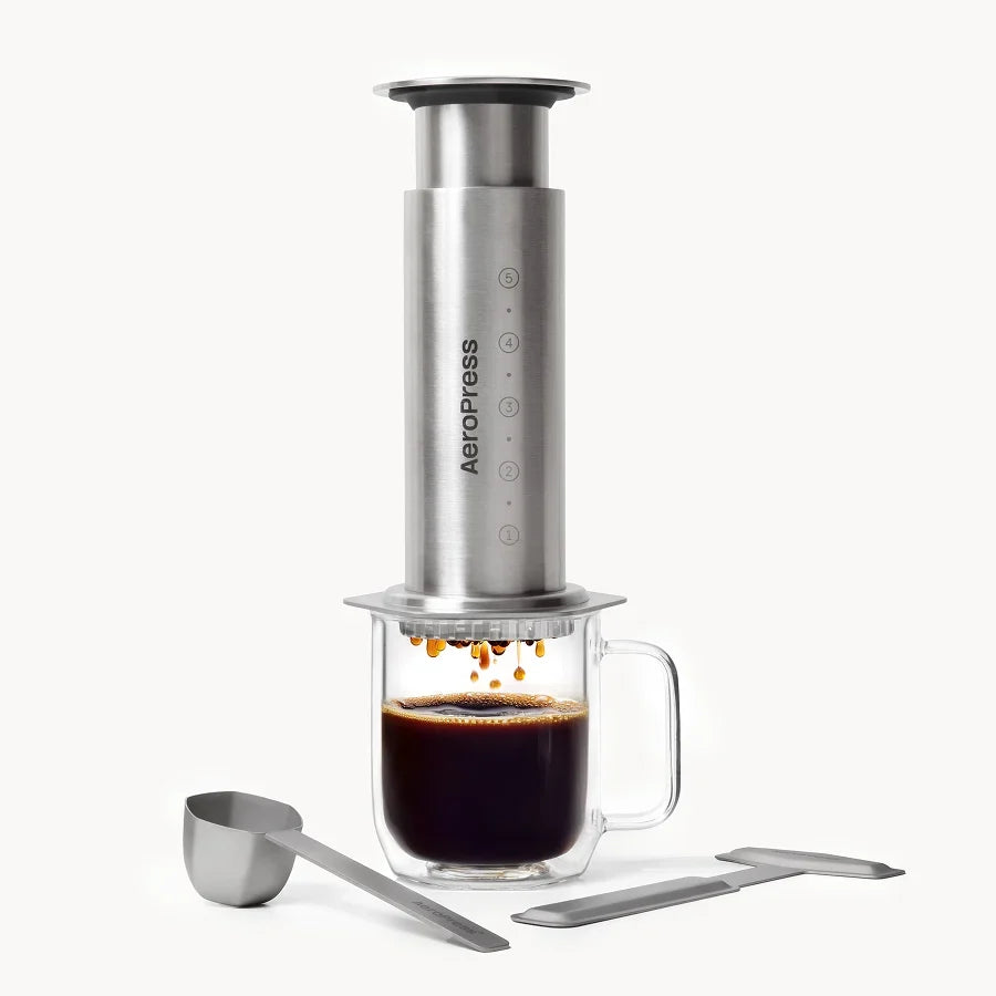 AeroPress Coffee Maker - Steel